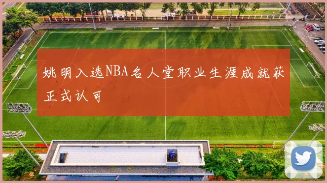姚明入选NBA名人堂职业生涯成就获正式认可