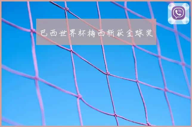巴西世界杯梅西斩获金球奖